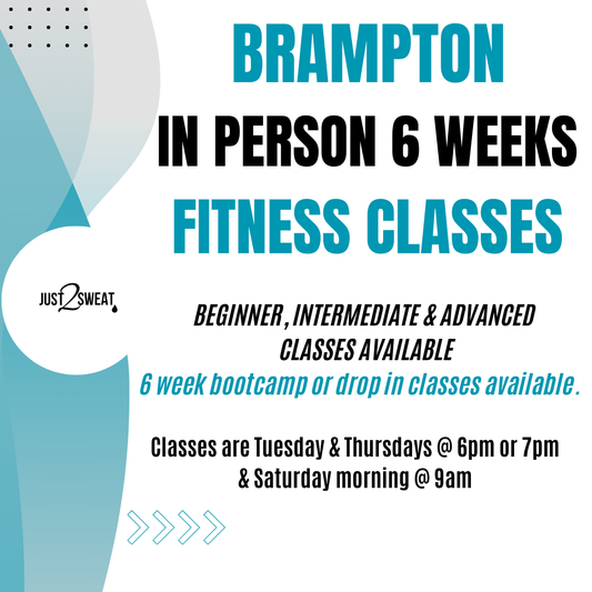 JUST2SWEAT In person  6-week Bootcamp